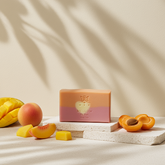 Sapone solido Melina mani e corpo, fragranza fruttata, dolce e vellutata, vegan e artigianale, regalo coccola naturale