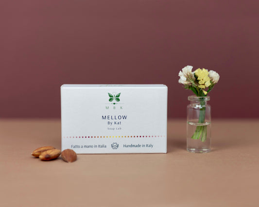 Docciaschiuma Aura con oli vegetali puri, regalo elegante e artigianale per skin care naturale